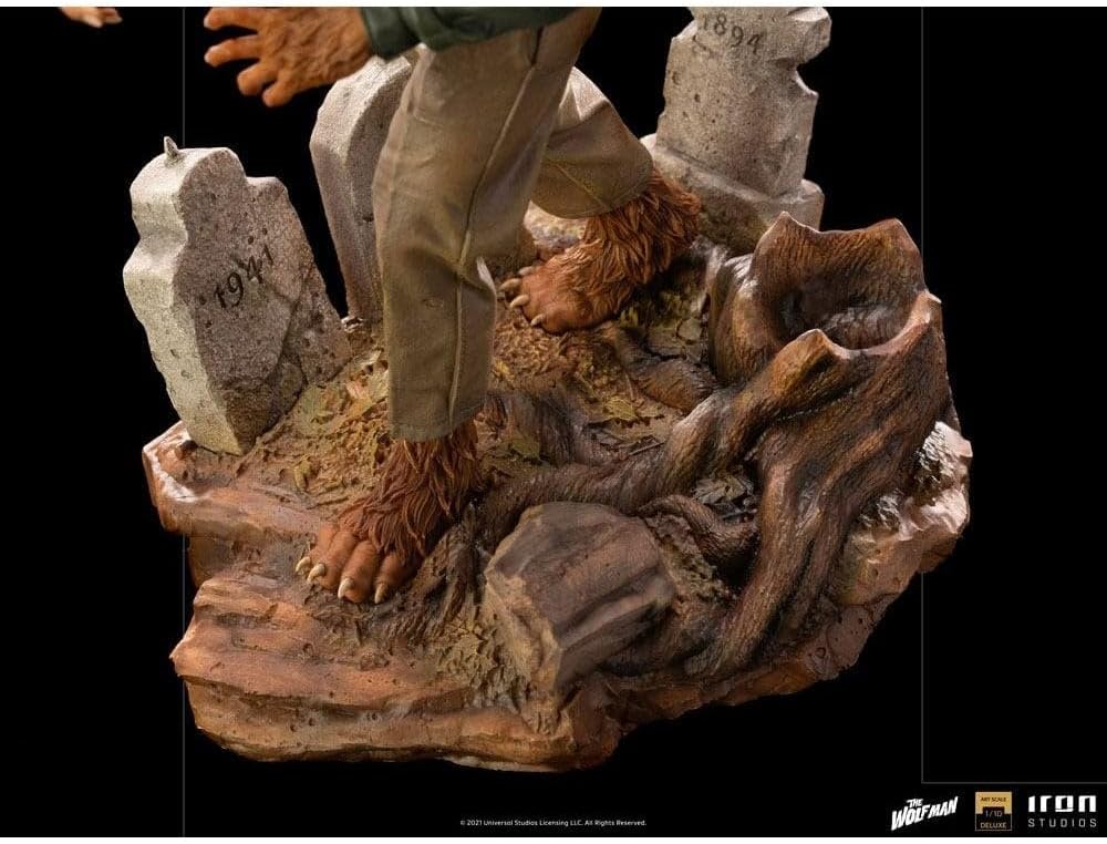 Iron Studios 1:10 The Wolf Man Deluxe Art Scale - Universal Monsters