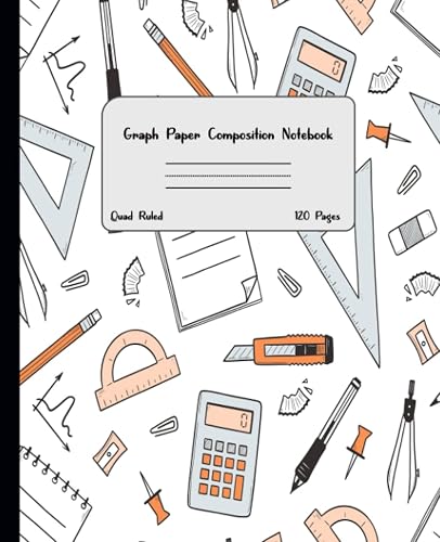 Graph Paper Notebook, Quad Ruled 5 x5 inch: Math and Science Composition Notebook for Students and kids: (Graph paper notebook)