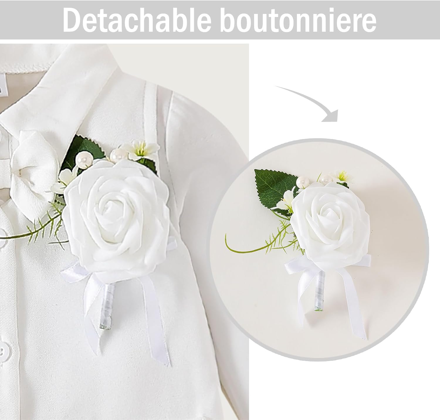 Chichoo Baby Boy Clothes Suits Infant Gentleman Wedding Outfit Newborn Formal Collared Dress Tuxedo Baby Suit Set