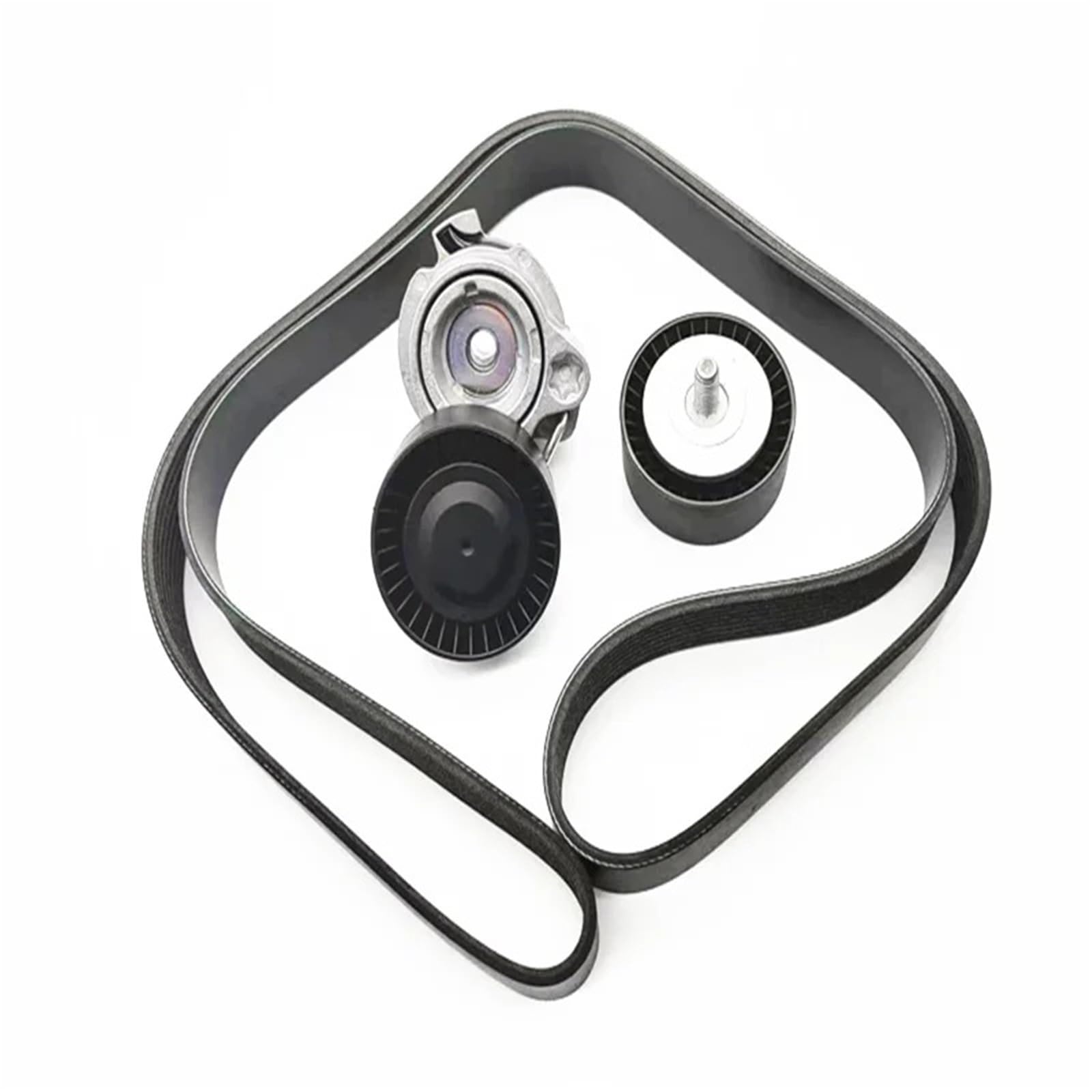 Conjunto de polea tensora de Correa de transmisión para BMW N62 OEM 11287549588 11287549557 11287631817 6PK1548 Polea guía tensora de Correa de Motor