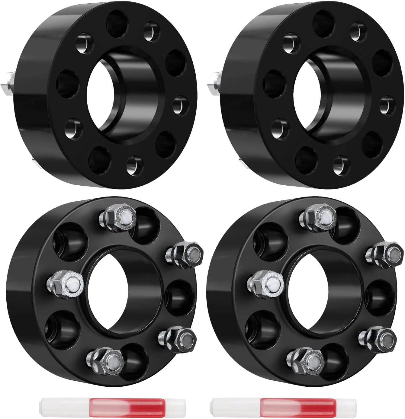 5x4.5 Wheel Spacers, 2“ Wheel Adpaters with Hub Centric,71.5mm Center Bore 1/2“x20 Studs Adapters Fits for Je-ep Cherokee Grand Cherokee Wrangler Liberty Town Car Aviator Mustang,4pcs