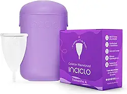 Coletor Menstrual Inciclo + Cápsula Esterilizadora Lavanda (A (a partir de 30 anos e ou com filhos))