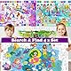 QUOKKA Riesige Ausmaltischdecke Kinder – 4 Großes Ausmalposter XXL zum Basteln 4 Jahre – 103x72 cm Malunterlage für Kinder - Poster mit Fee Meerjungfrau Haustiere Einhorn – Lernspiele ab 2 3 Jahre
