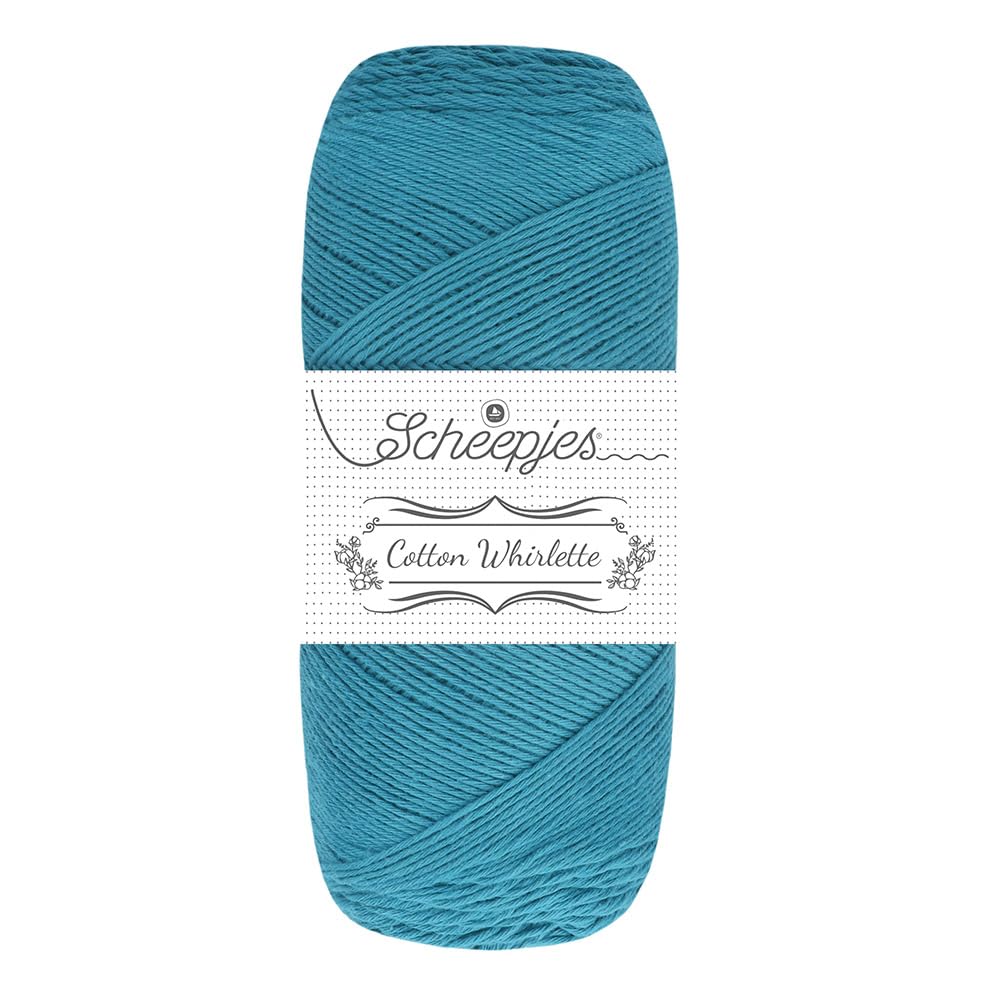 Scheepjes Cotton Whirlette Yarn 100g - Water Blue — image 1