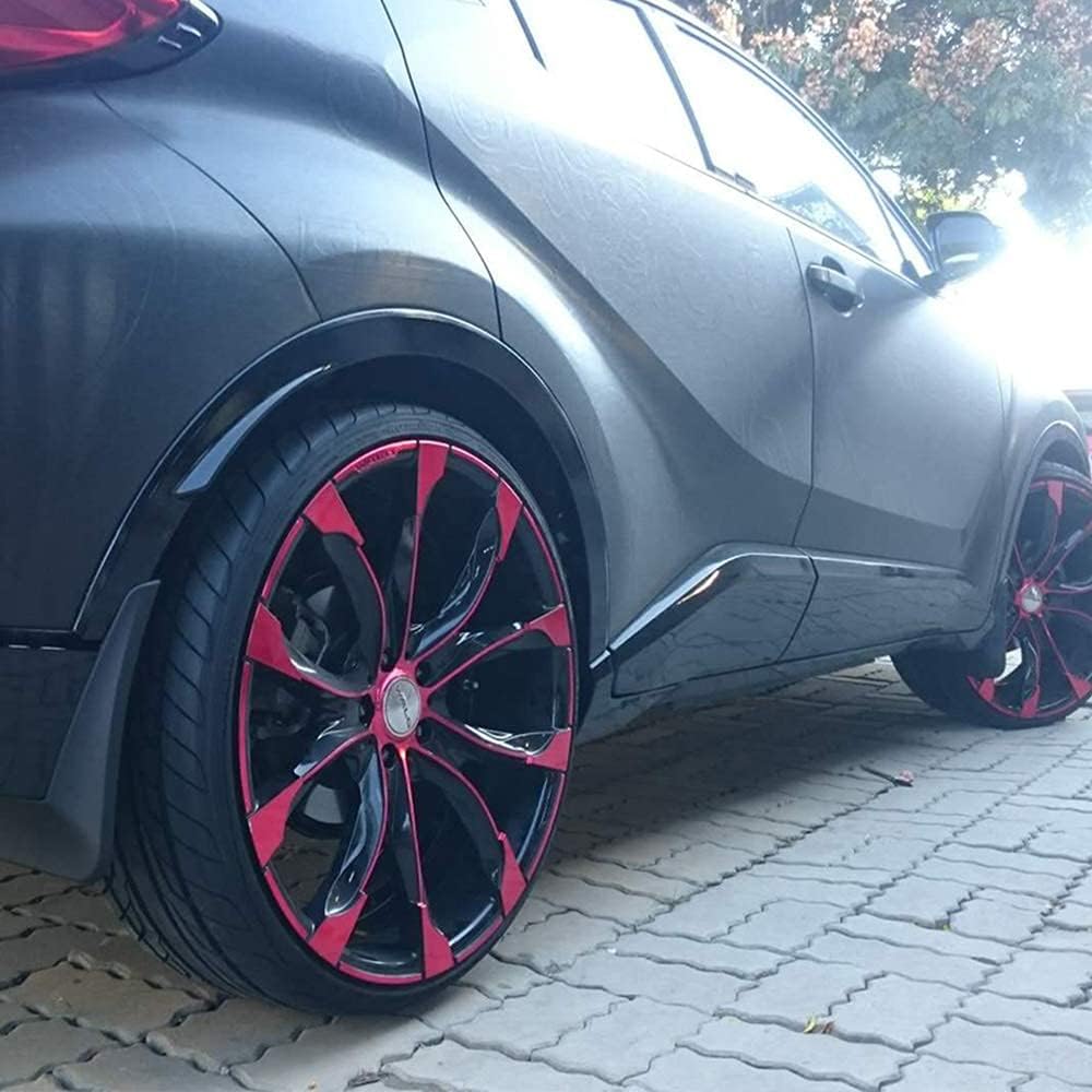 ITrims Exterior Mud Flaps Splash Guard Fender for Toyota C-HR 2016 2017 2018 2019 2020 2021 Car Accessories ABS Black 4PCS