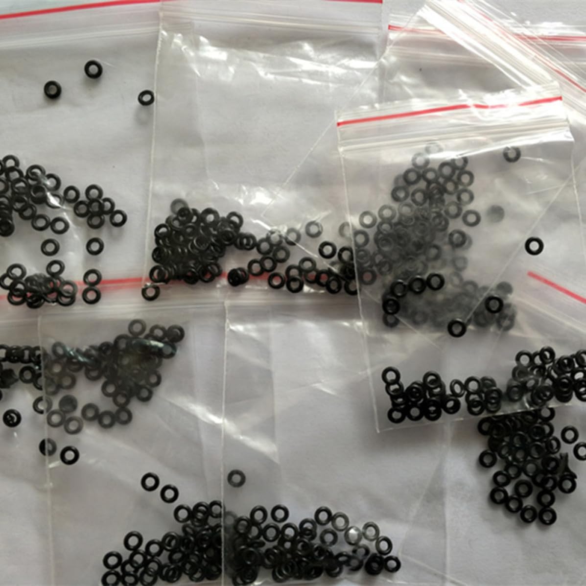 100pcs Rod O-Ring Rubber Washers for Darts, Non-Slip Black Rubber Pads, Portable and Easy to Install, for Game and Competition Use,