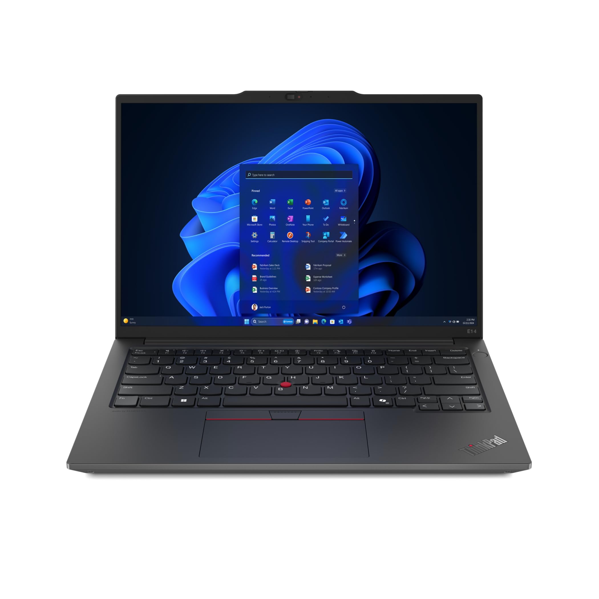 Lenovo ThinkPad E14 Gen 6 (AMD) - 14" WUXGA - AMD Ryzen 5 7535U - 16GB RAM - 512GB SSD - Win11 Pro (21M30001GE)(0197530758676)