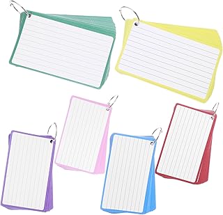 POPETPOP de Notas Lined para Oficina y Estudio Notas Adhesivas con para Reuniones y Estudiantes Amarillo Azul Verde