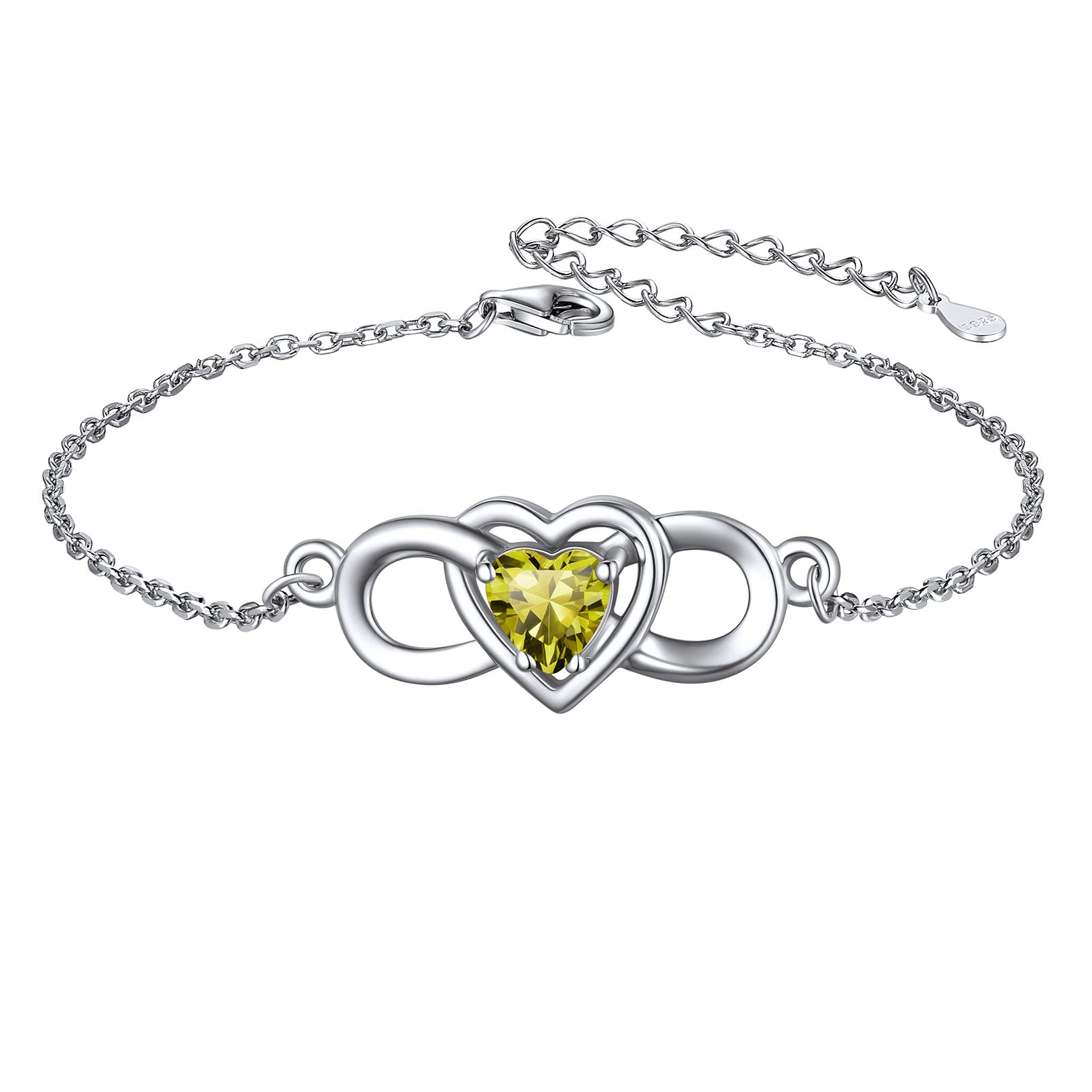 Bracelet chaîne ajustable en argent résistant pour éviter les allergies - 7