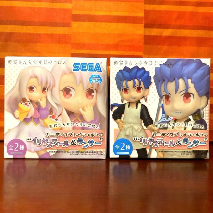 衛宮さんちの今日のごはん ミニディスプレイフィギュア イリヤスマィール＆ランサー Amazon.co.jp: 衛宮さんちの今日のごはん ミニディスプレイ
