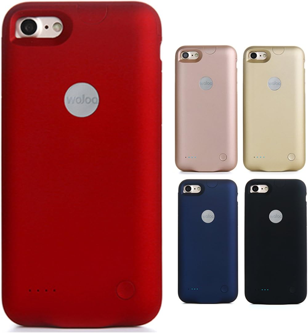 iPhone 8 7 Battery Case, WOJOQ 2800mAh Portable Charging Case, Extended Battery