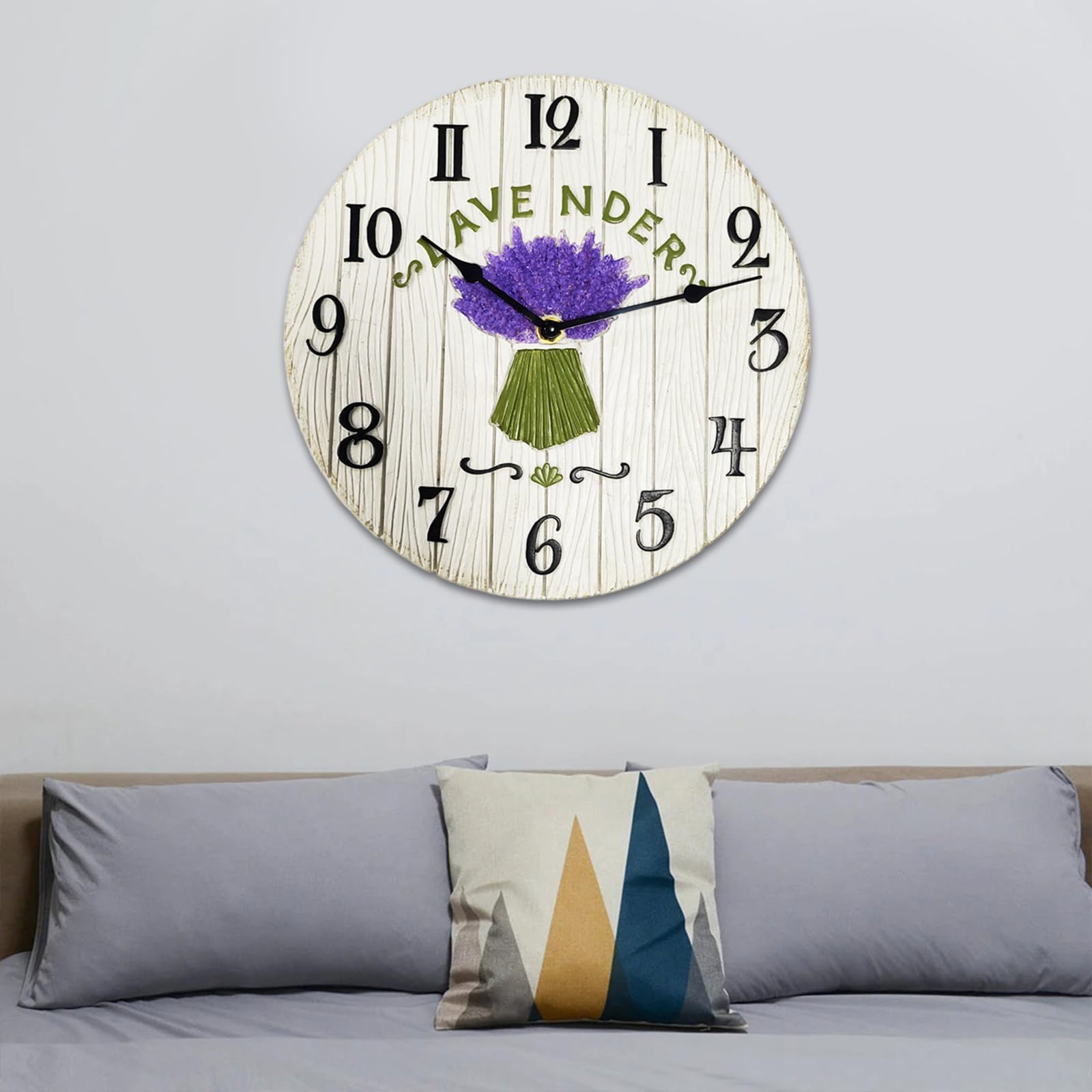 Générique Horloge Murale extérieure à Affichage précis de l ' Heure, résistante à l ' Eau, Montres pour campeurs et randonneurs, Horloge Murale en résine à Affichage précis de l ' Heure