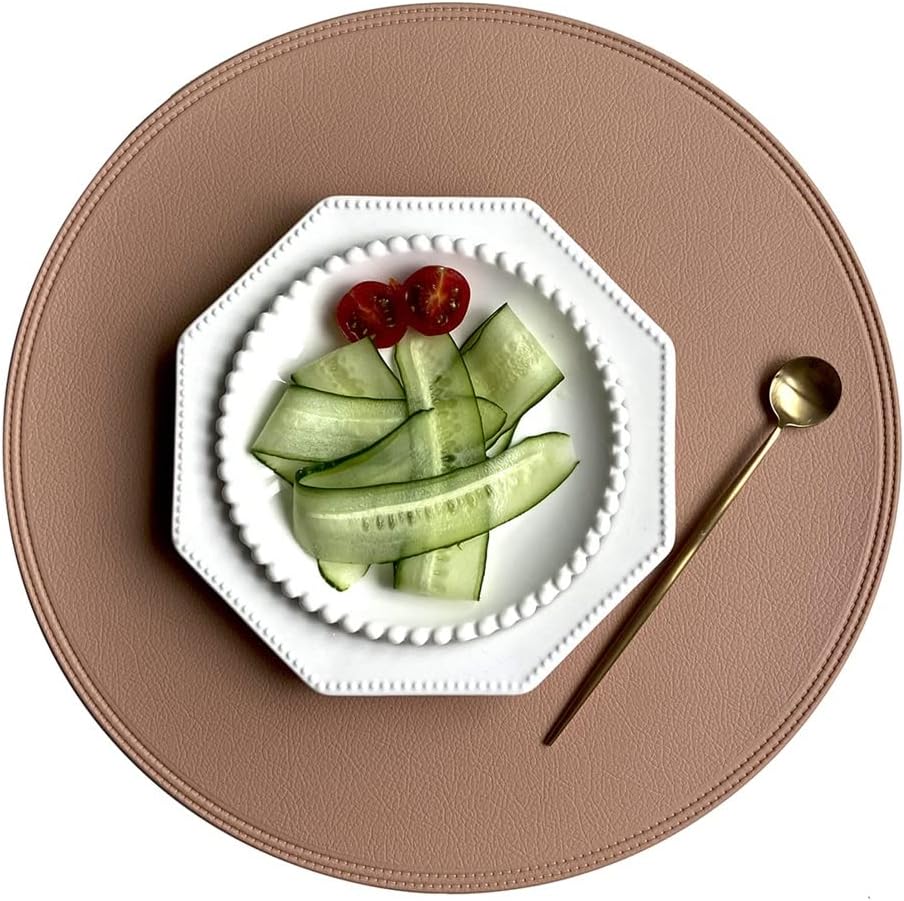 Dining Table Placemats Washable Portable Heat-Resistant Kitchen Decoration Bowl Plate Mat