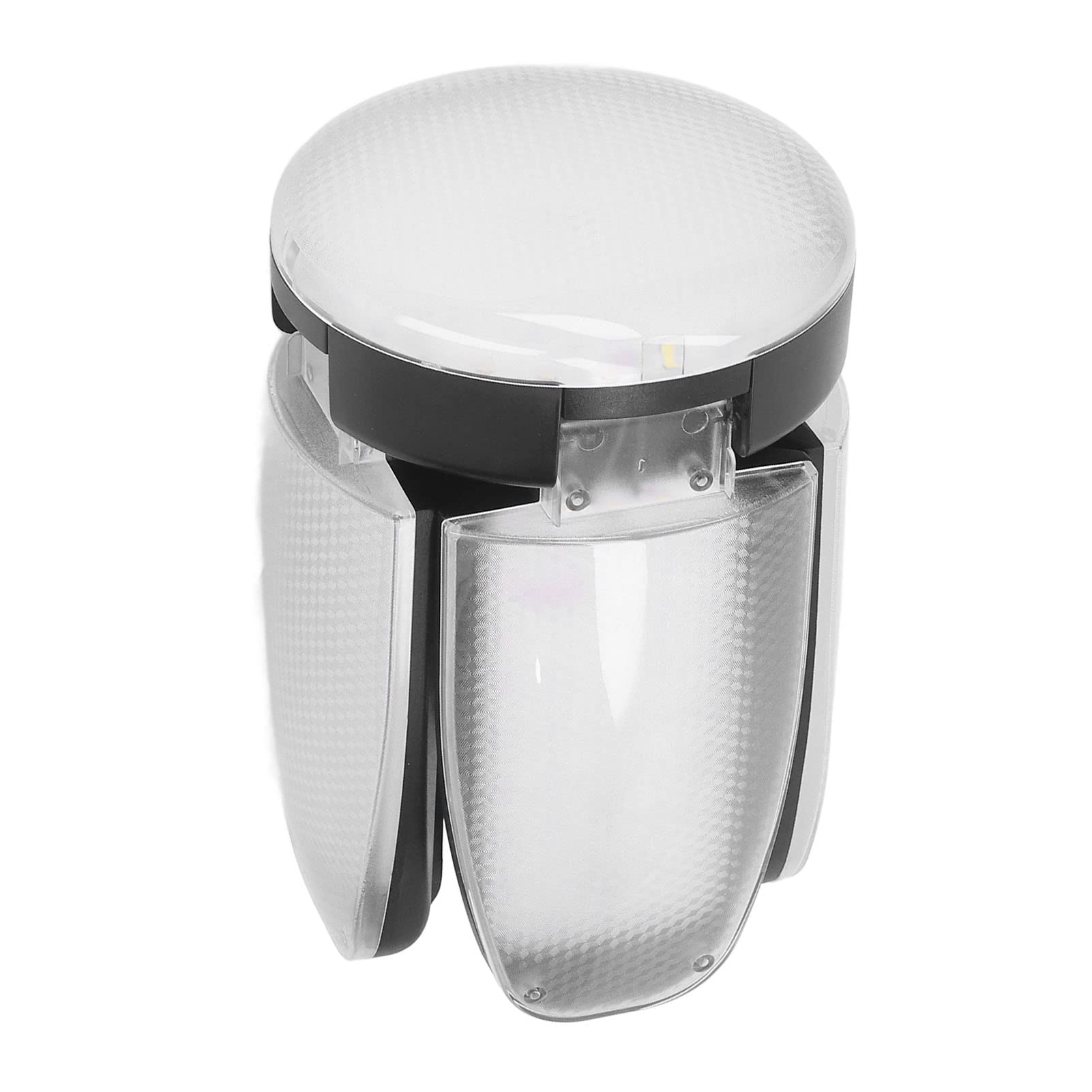 Hyuduo Garażowa LED, 120W 13600LM Składany Sufitowy z 4 Regulowanymi