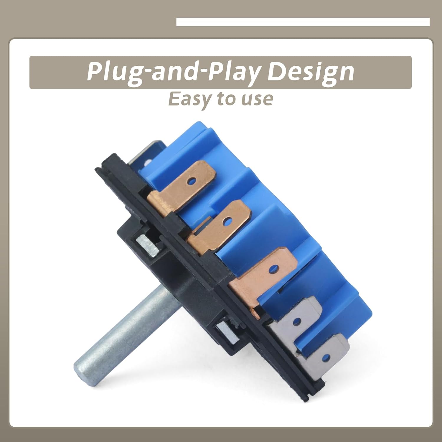 W10857622 Range Dual Infinite Control Switch Replacement for Whirlp for Maytag for KitchenAid for Jenn-Air for Kenmore for Sears, Replace AP5989899 PS11731368 W10437092 4383881 MDPA-W704-UNM