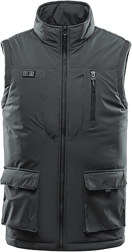 Men Heating Vest and Smart Cotton Charging Vest Vest Heating Piece Heating USB 11 Heating Mens Officers Coat