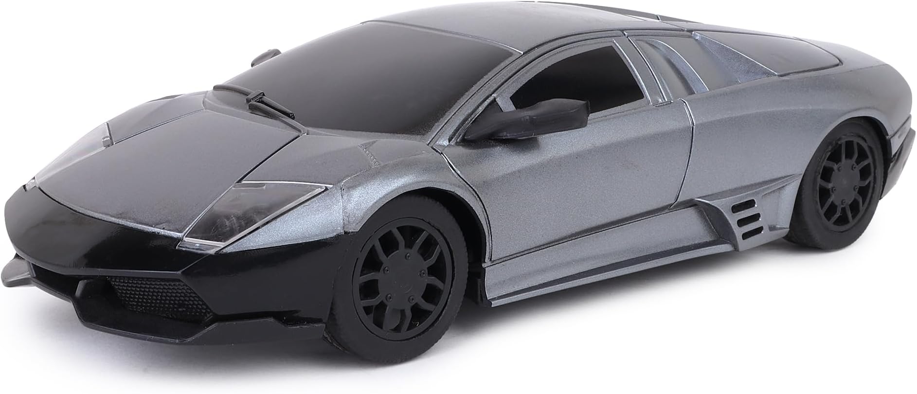 Toy Zone Mini Pro 2_Rc Car (Grey) | 27 Mhz Fully Functionable | 1:24 Scale | Battery & Charger Cable | Range Upto 25 M| Luminous Headlight | Perfect Tyre Grip | for Age 4+ Years