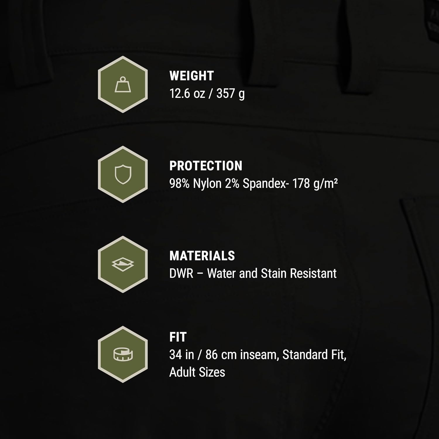 KUIU Switchback Pant - Water & Stain Resistant, 2-Way Stretch, Reinforced Knife Pocket, Durable & Versatile for Hiking - Image 6