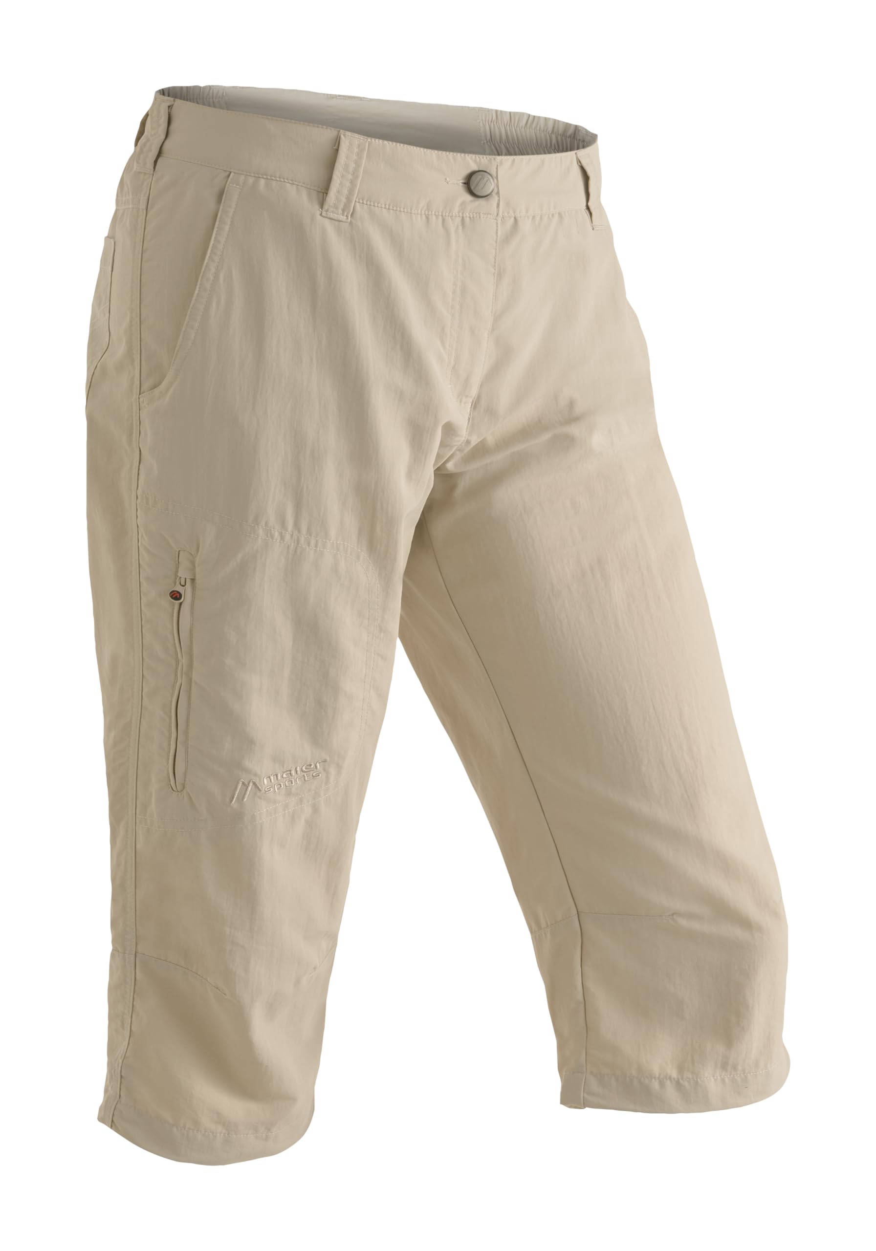 Maier Sports Neckar Hiking Capri, Women's 3/4 Hiking Pants, Water-repellent & breathable outdoor pants, Functional pants for trekking & leisure in summer