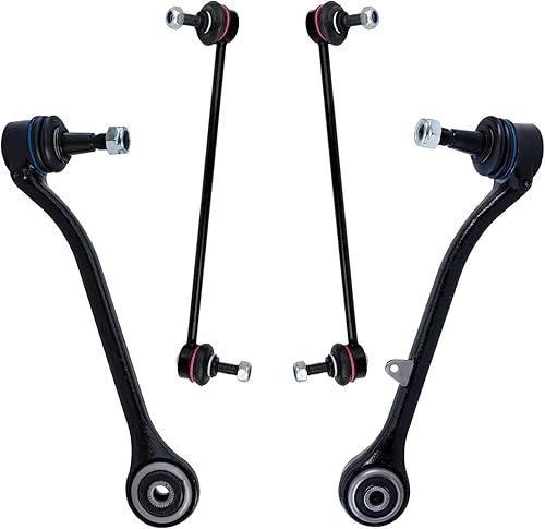 Miniatura 68 de Detroit Axle - Brazos de control delanteros inferiores con rótula + barras estabilizadoras de repuesto para Chrysler Dodge Intrepid 300M Concorde