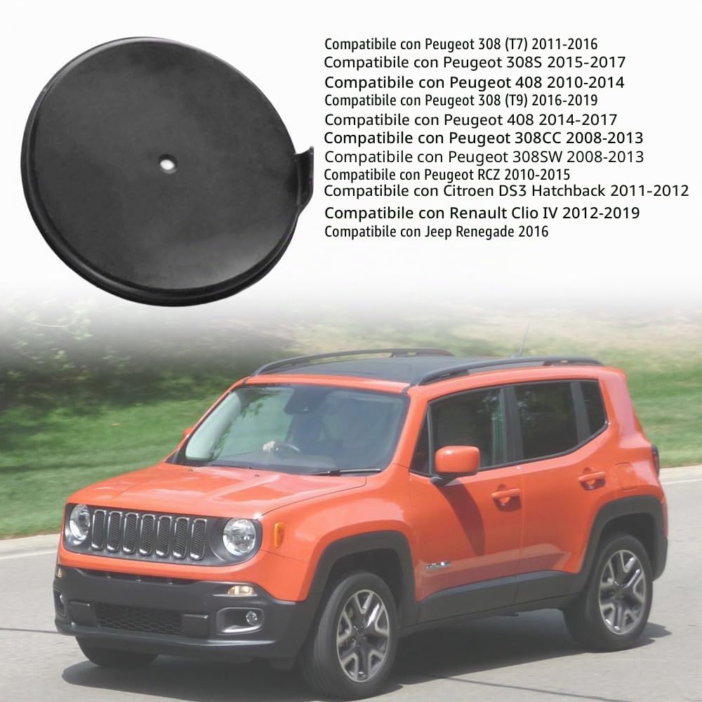 Copertura antipolvere faro gomma Jeep Renegade 2016 LED