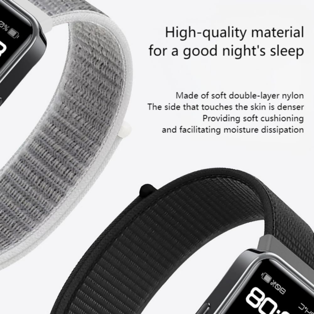 Bransoletka kompatybilna z Xiaomi Mi Smart Band 8 Pro / 9 Pro / Redmi Watch 4 / Watch 5, regulowany pasek do zegarka, miękki nylonowy pasek zapasowy dla kobiet i mężczyzn