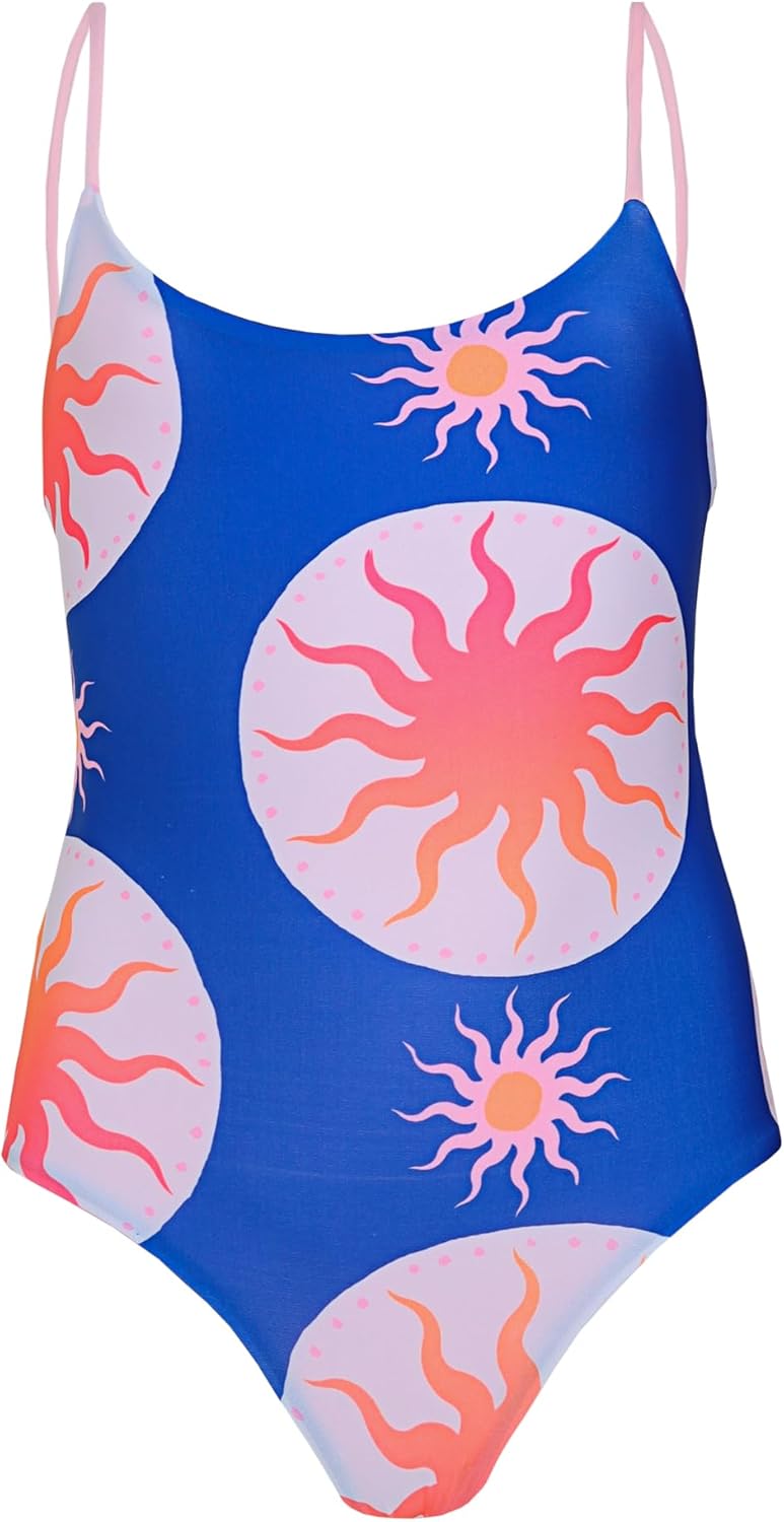 Maaji Girls' Sunlit Bloom Reversible One Piece