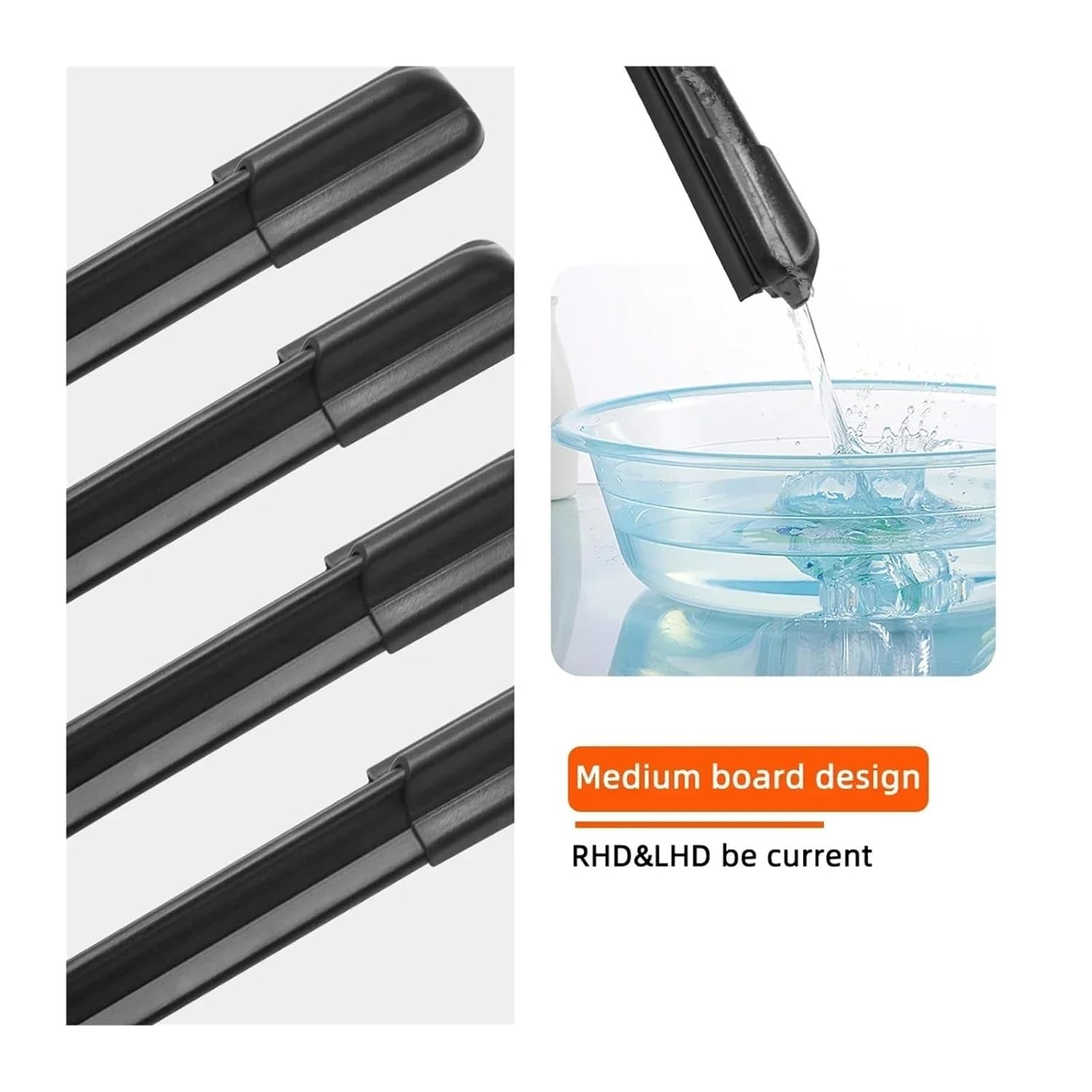 Fit for Front Windshield Wiper - Multifunctional Double Rubber Strip for GD GG GV GH GR GJ GP VA Models(A,GD GG (2000-2007))