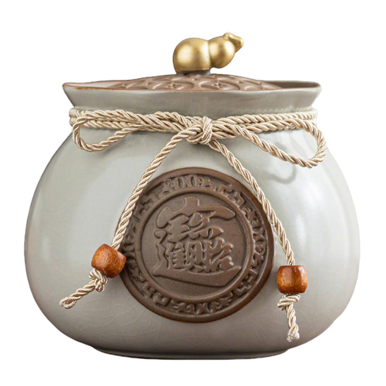 Upgbrf C Airtight Erami Tea Anister Art Jar 900Ml Apacity Hand-Painted Decorative Kitchen Storage Jar Unique Ultural,