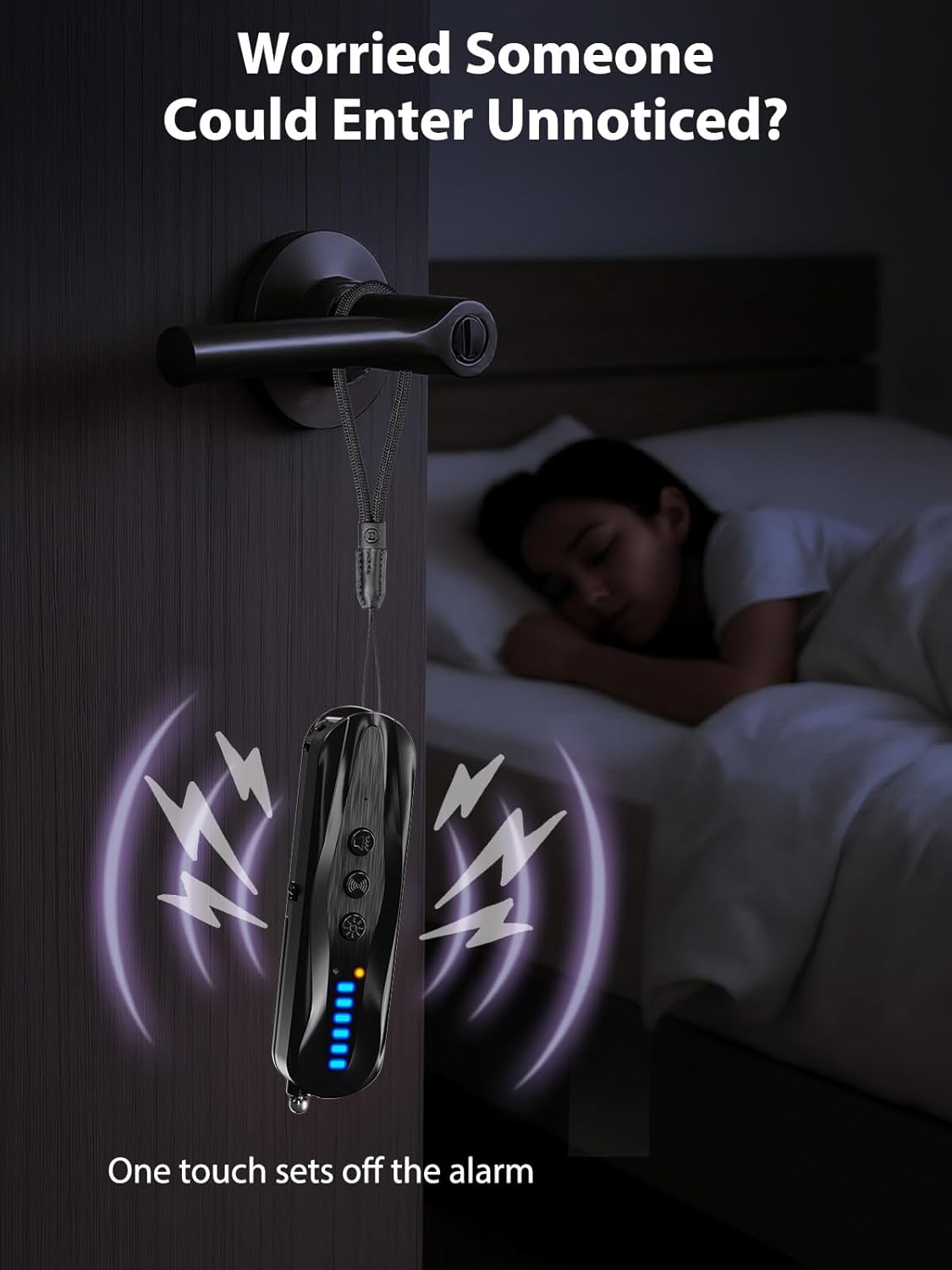 Hidden Camera Detectors,Infrared Pin-Hole Camera Finder,Wireless Camera detector, Anti-Spy Alarm and Bug Detector, GPS Tracker Detector, Portable Hidden Device Finder for Travel & Office(Black) - Image 4