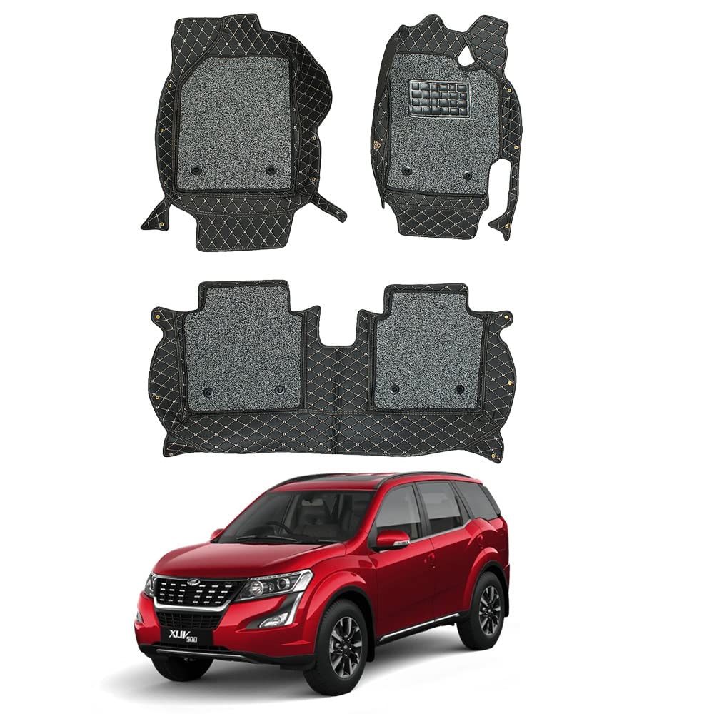 Oshotto/Coozo 7D Car Floor Mats Compatible with Mahindra XUV 500 (with