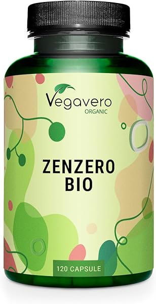 Vegavero Ginger Capsules 650mg Natural Digestive
