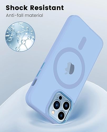 Miniatura 33 de Funda para iPhone 13 Pro Max compatible con MagSafe, funda magnética transparente para iPhone 13 Pro Max con funda protectora delgada a prueba