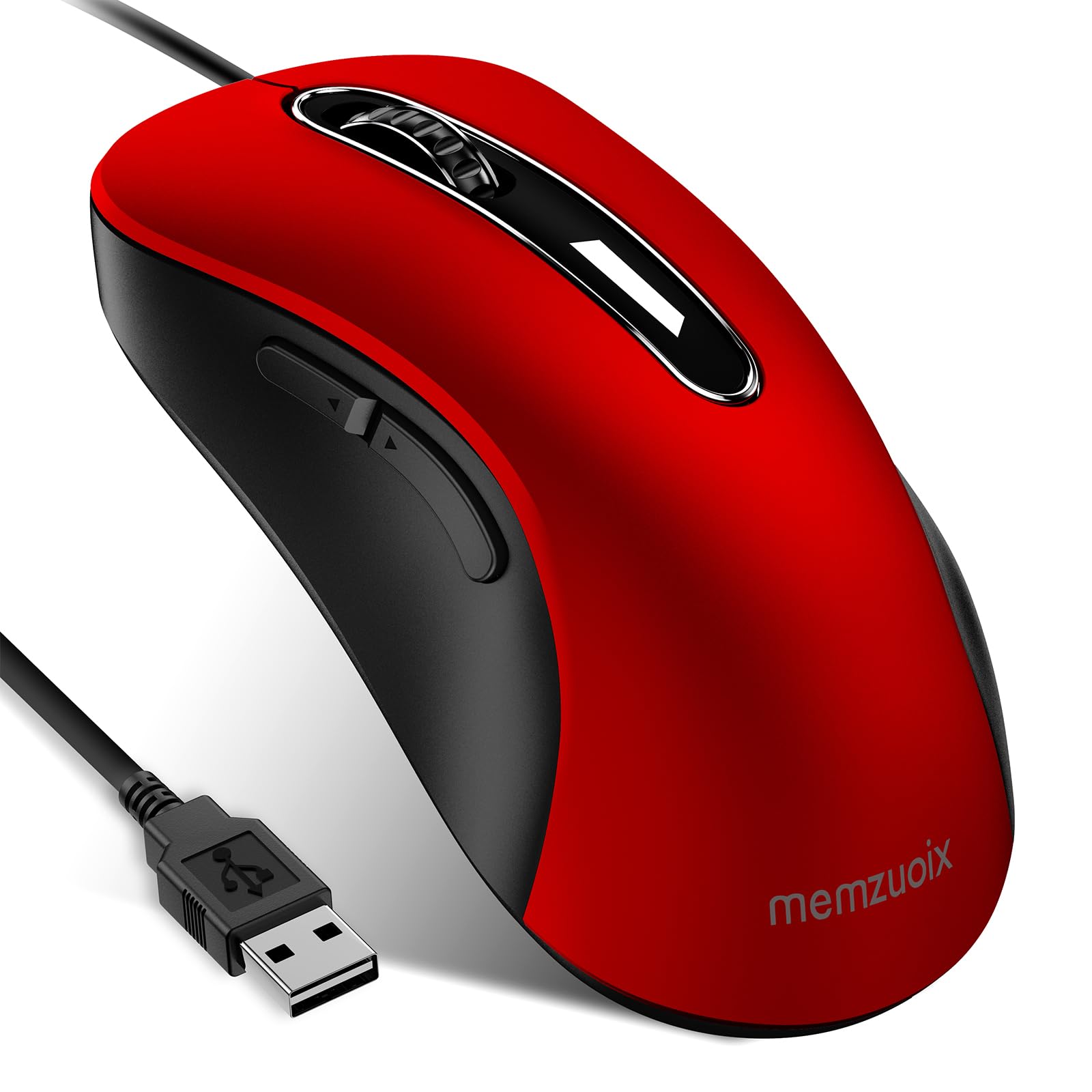 Amazon | memzuoix 有線マウス USB 1200DPI オプティカル