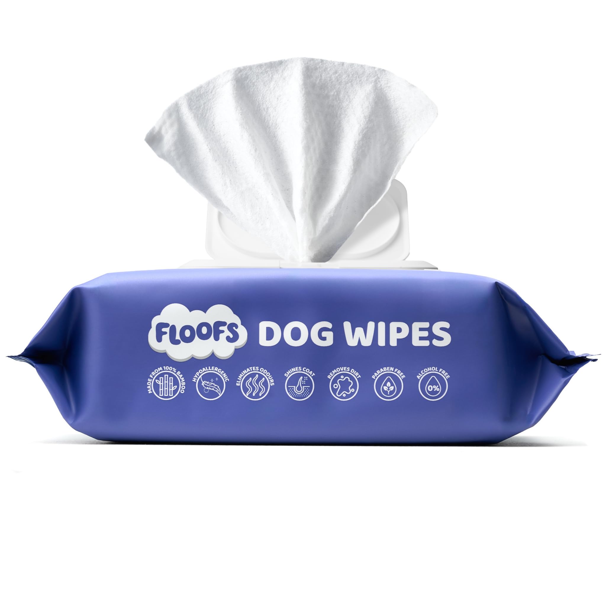 Floofs Dog Wipes for Sensitive Skin and Allergies, Cat and Puppy Wipes