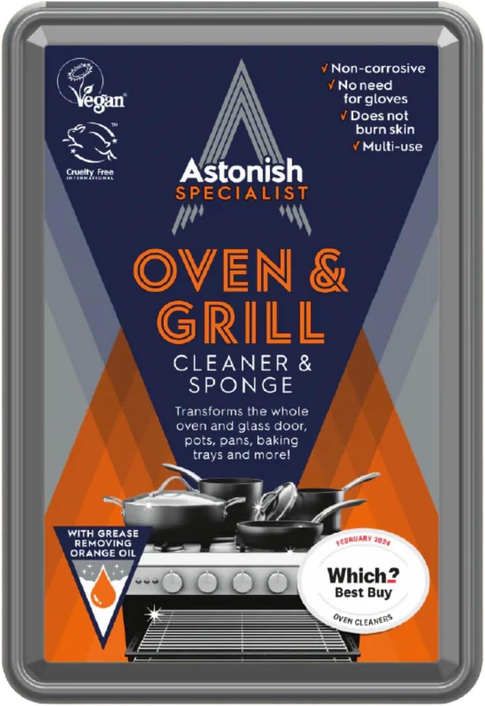 Premium Edition Oven & Grill Cleaner & Sponge 250g