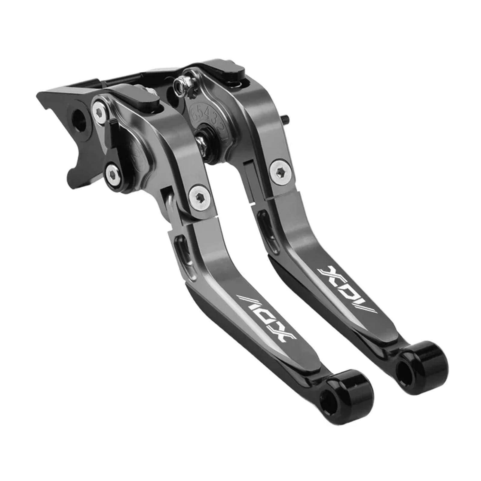 WKDYRIWO Motorcycle Clutch Levers Brake Cowl for LONGJIA XDV150Si XDV250Si XDV300i Adjustable CNC Aluminum Modification Accessories Motorcycle Brake Clutch Levers
