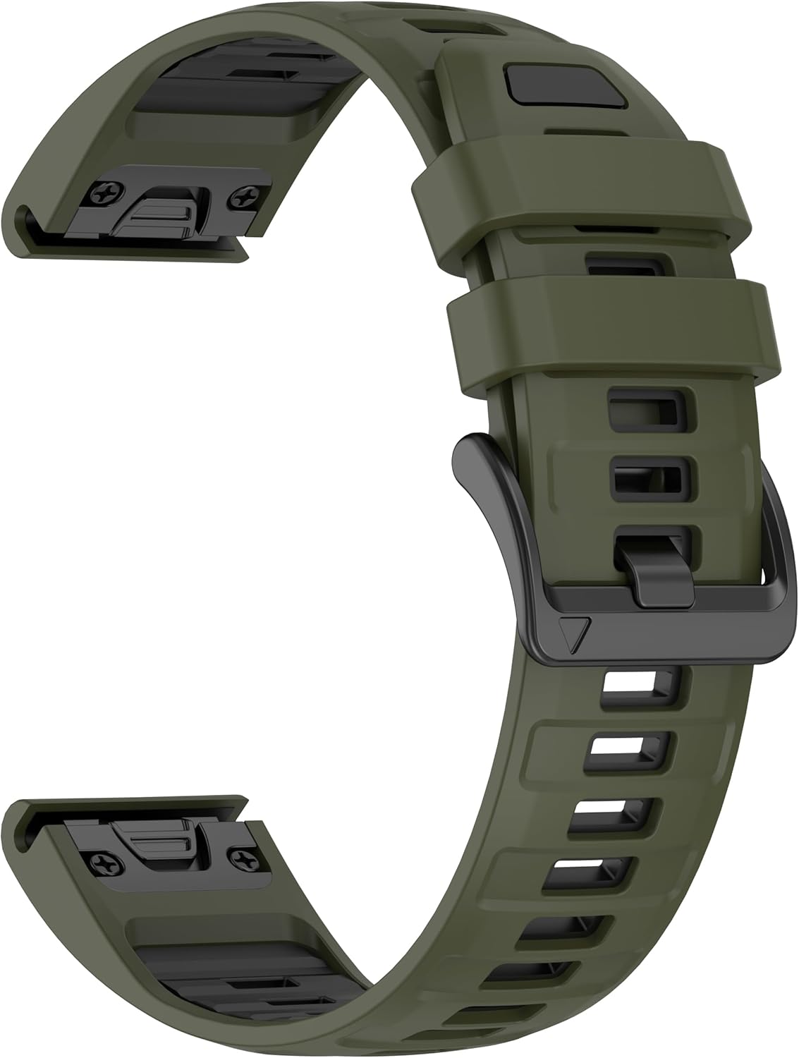 26mm Quickfit Watchbands Compatible with Garmin Tactix 8/Fenix 8 pro AMOLED 51mm/7X/7X Pro/6X/6X Pro/5X/5X Plus/3, Silicone Strap for Garmin Descent Mk2i/3i/quatix 8/epix Pro 51mm/Enduro3/2 - Image 4