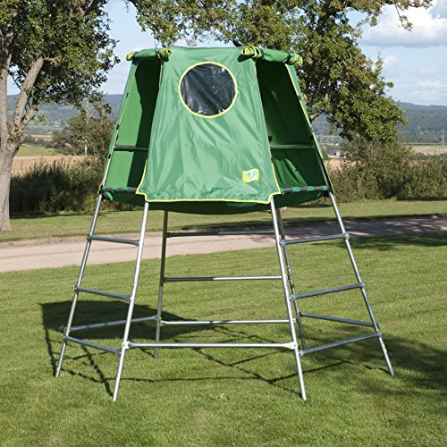 TP Toys Explorer 2 Platform & Tent Climbing Set Jungle Gym, Green, Model:TP843 - Thumbnail 5