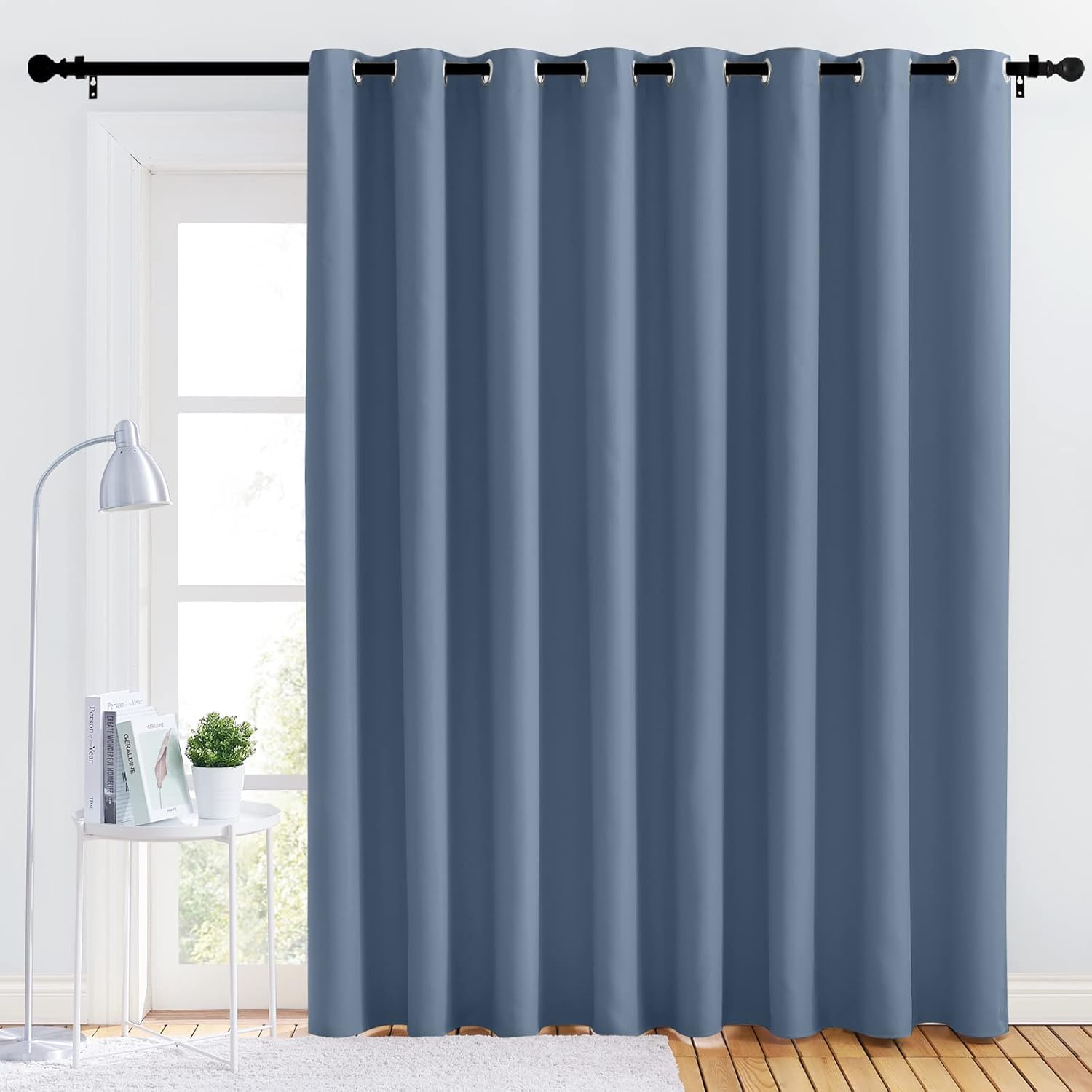NICETOWN Lower Noise Room Divider Curtain Screen Partitions, Blackout Sound Reducing