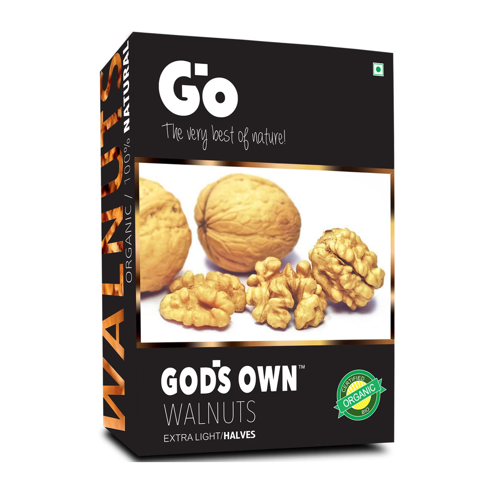 Go Organic Kashmiri Extra Light Halves Walnuts kernels(Without Shells) 250 gm | Walnuts Dry Fruits | Organic Walnuts | Kashmiri Walnuts Kernels for Snacking & Baking (B06WWGFGPY) Amazon Price History, Amazon Price Tracker