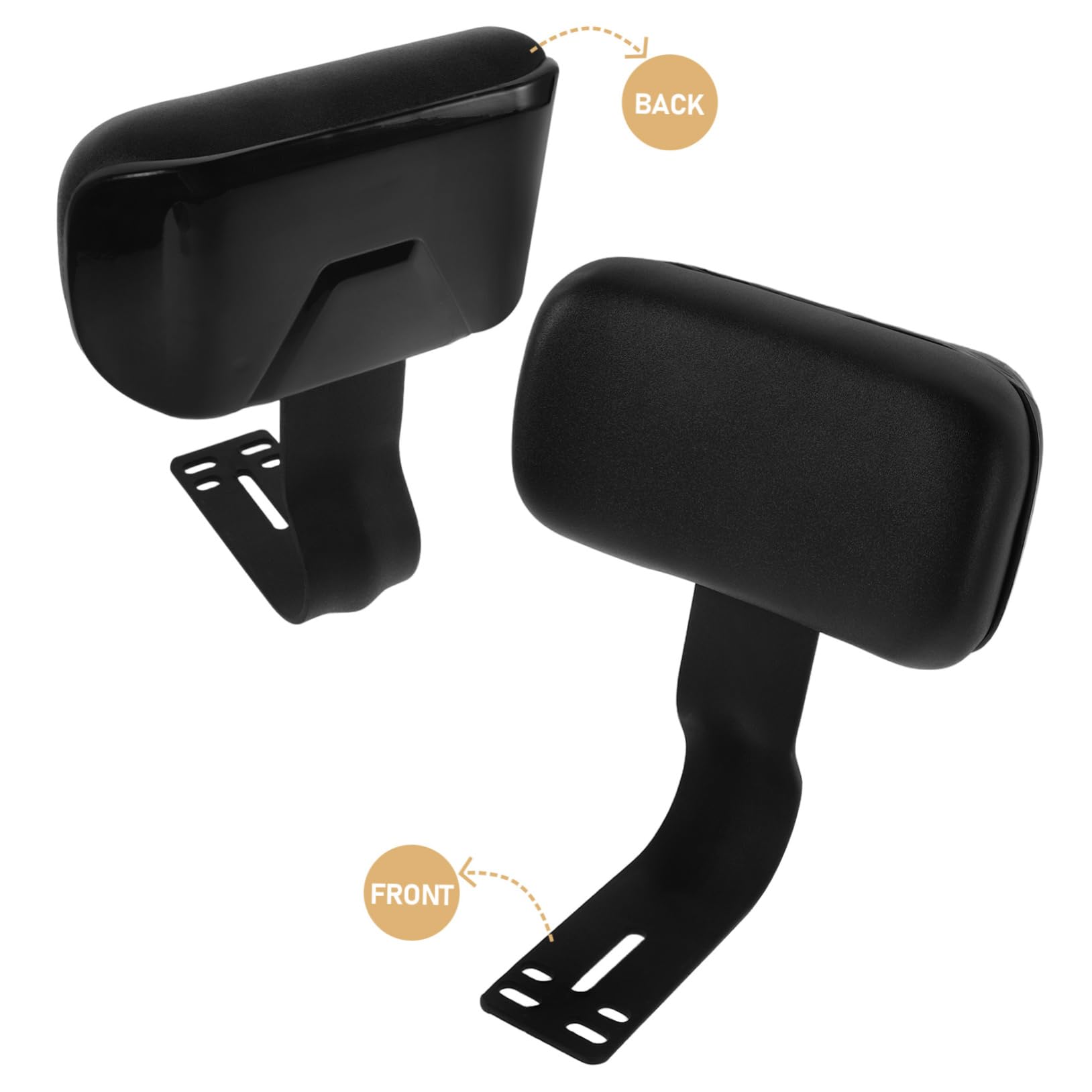 SOLUSTRE Dossier Souple Noir pour Siège Arrière de Vélo Électrique avec Support en Métal, Coussin Confortable Réduisant la Fatigue, Accessoire pour Vélo Électrique