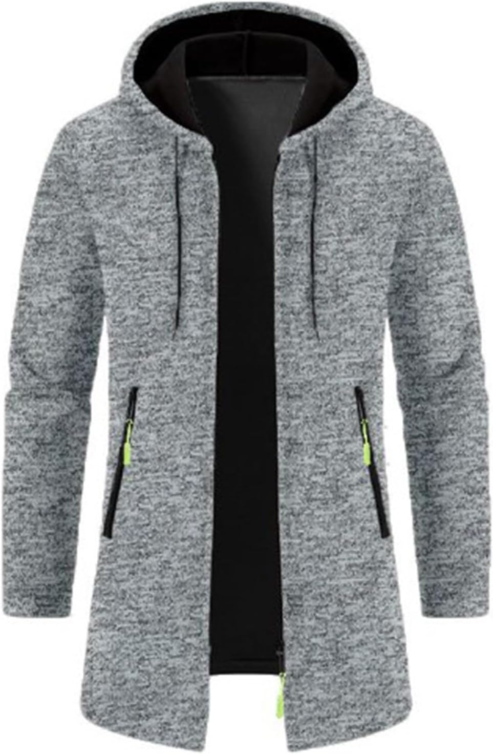 Cardigan Men's Long Sweat Jacket with Zip Knitted Winter Jacket Regular Fit Cardigan Large Sizes Coat Costume Jacket Winter Hood Jacket Lightweight Winter Coat Comfortable Knitted Coat 01