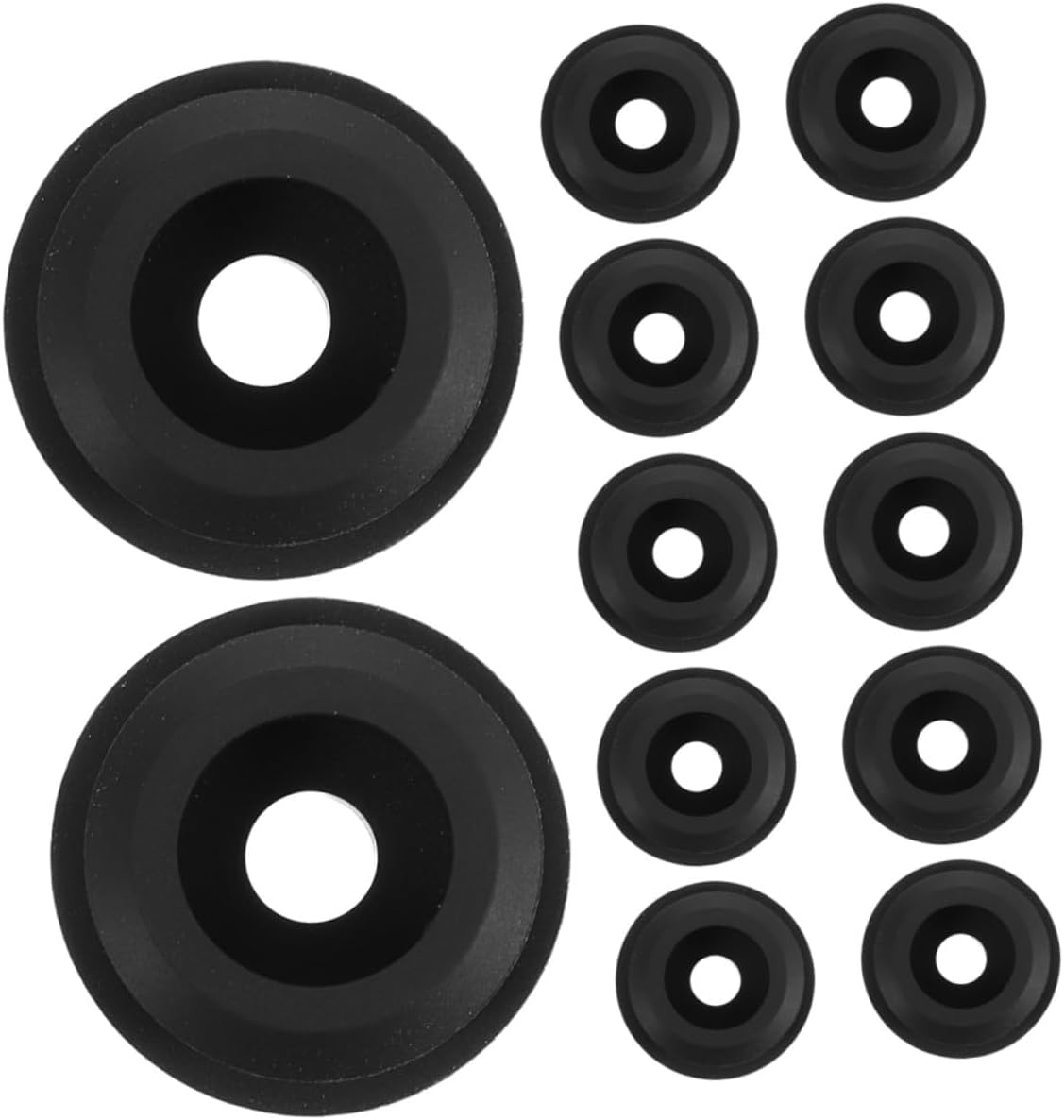 Levemolo 12pcs Rv Stove Top Grommets Rubber Kit Compatible with Magic Chef Range Grate Burner Mounting Gaskets for Camper Trailer Kitchen Cooking Equipment
