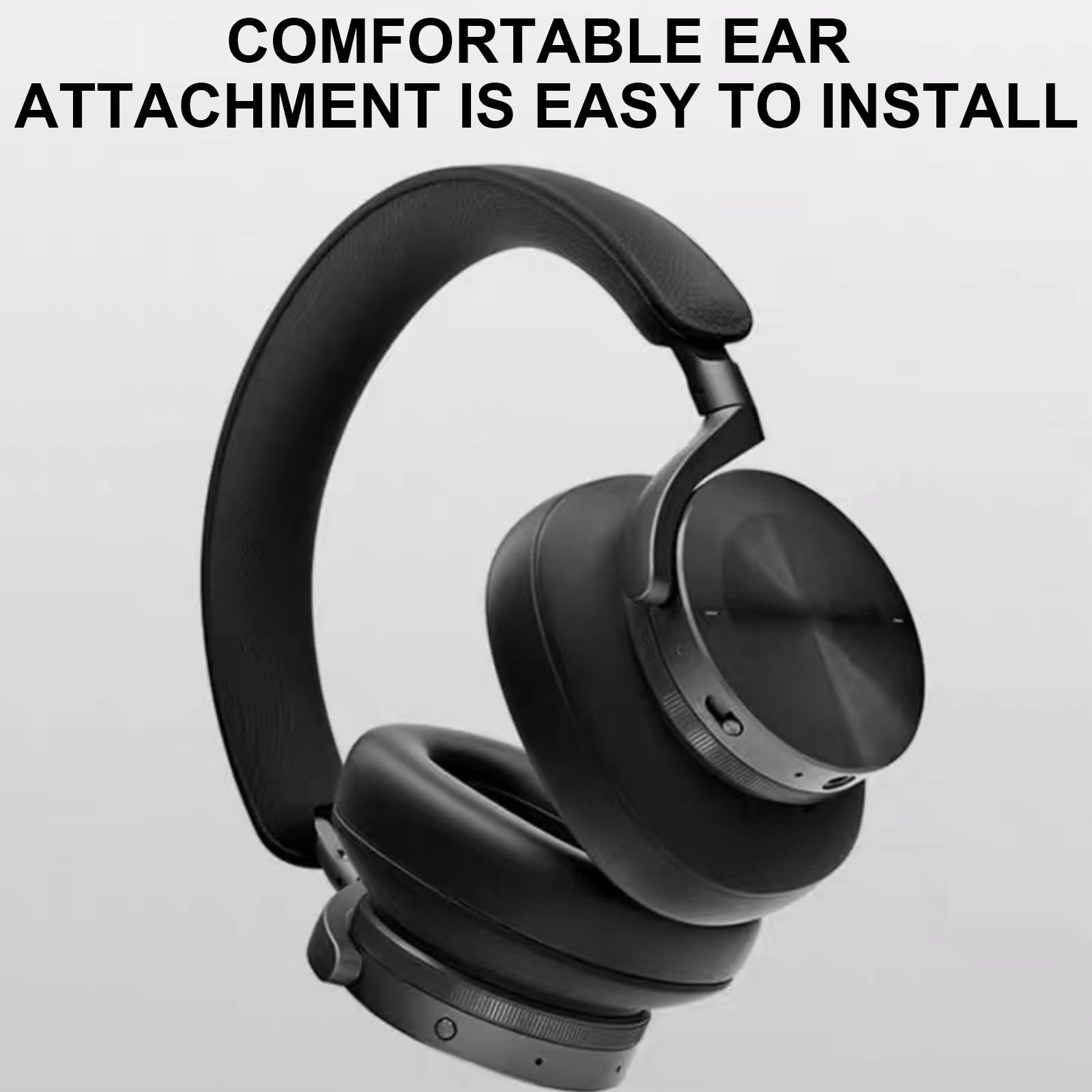 Almohadillas de piel de oveja para auriculares H95 con alta cancelación de ruido de sonido, juego de almohadillas de piel de cordero, mejoras de auriculares de viaje