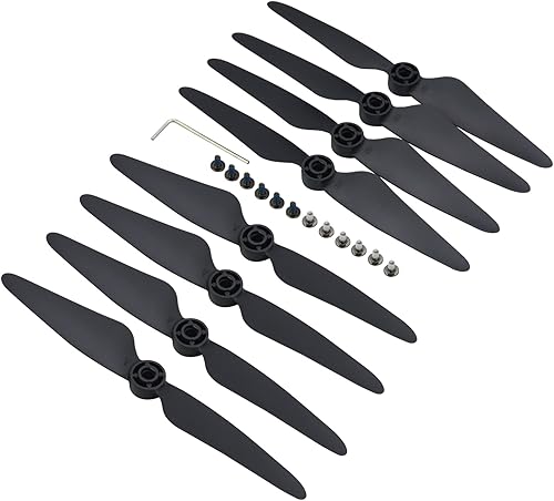 Miniatura 4 de Blomiky 2 juegos de 8 hélices plegables F7 de repuesto compatibles con Bwine F7GB2 F7 SJRC F7S F7 4K 9800FT RC Quadcopter Drone F7 Propeller 2