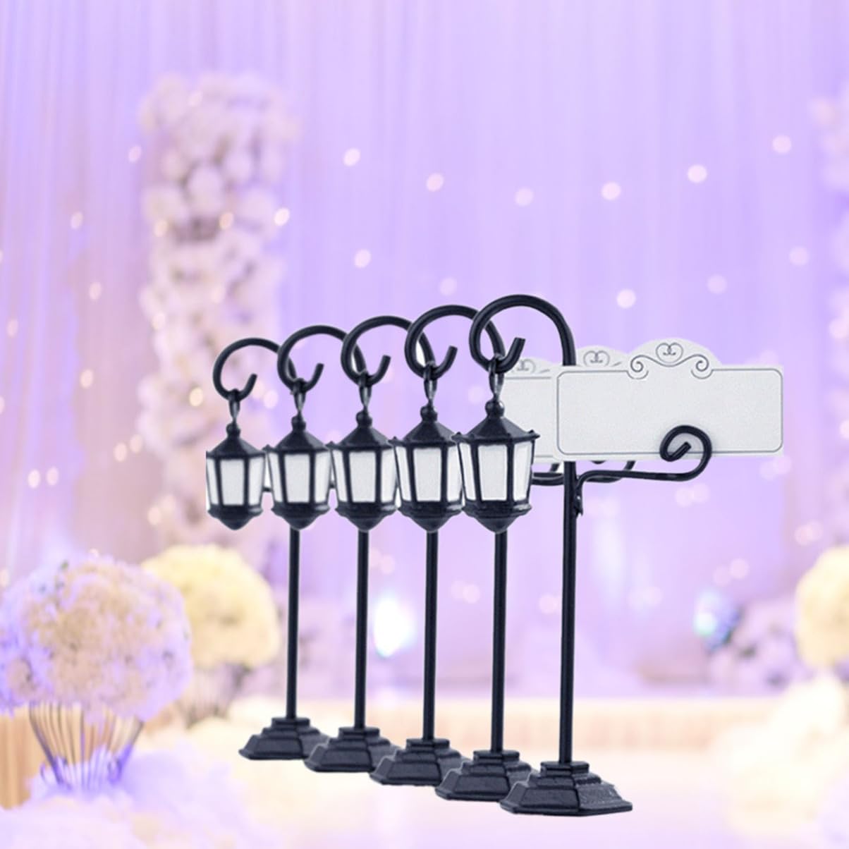 MAGICLULU 18stücke Teiliges Platzkartenhalter Für Hochzeiten Kreative Tischdekoration Für Braut Hotel Und Feiern Schwarz