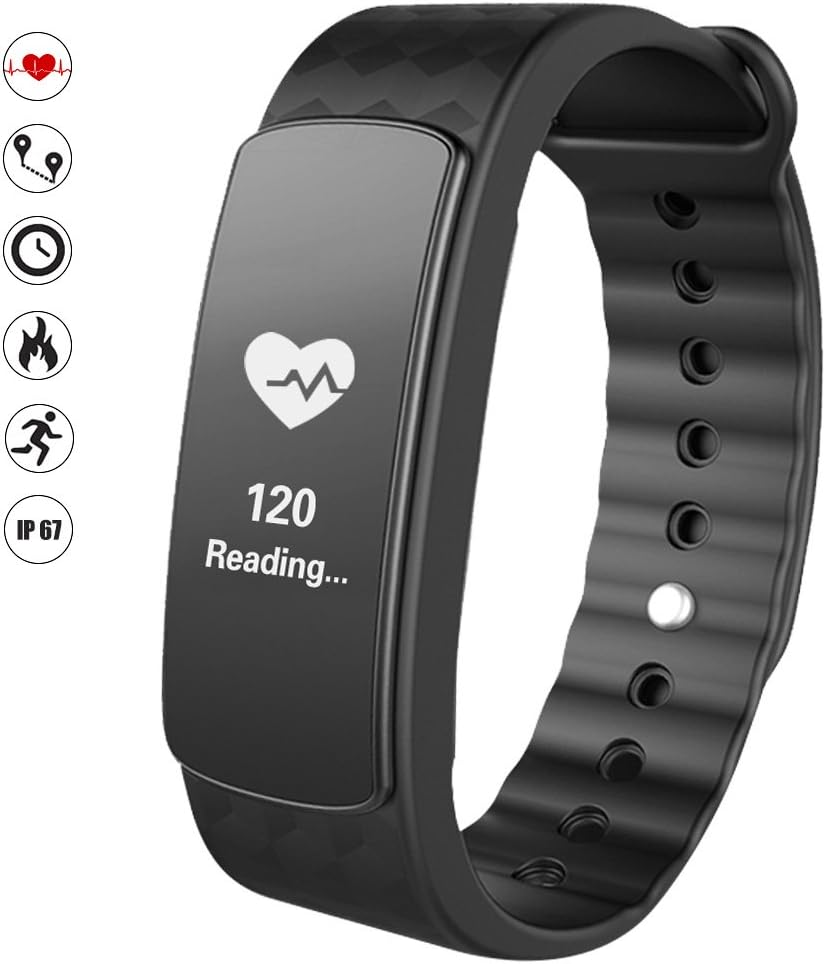 SZPLUS Heart Rate Monitor, I3 HR Smart Bracelat Fitness Activity Tracker Pedometer Sleep Monitor Smart Watch Sports Wristband with for IOS & Android Smartphone