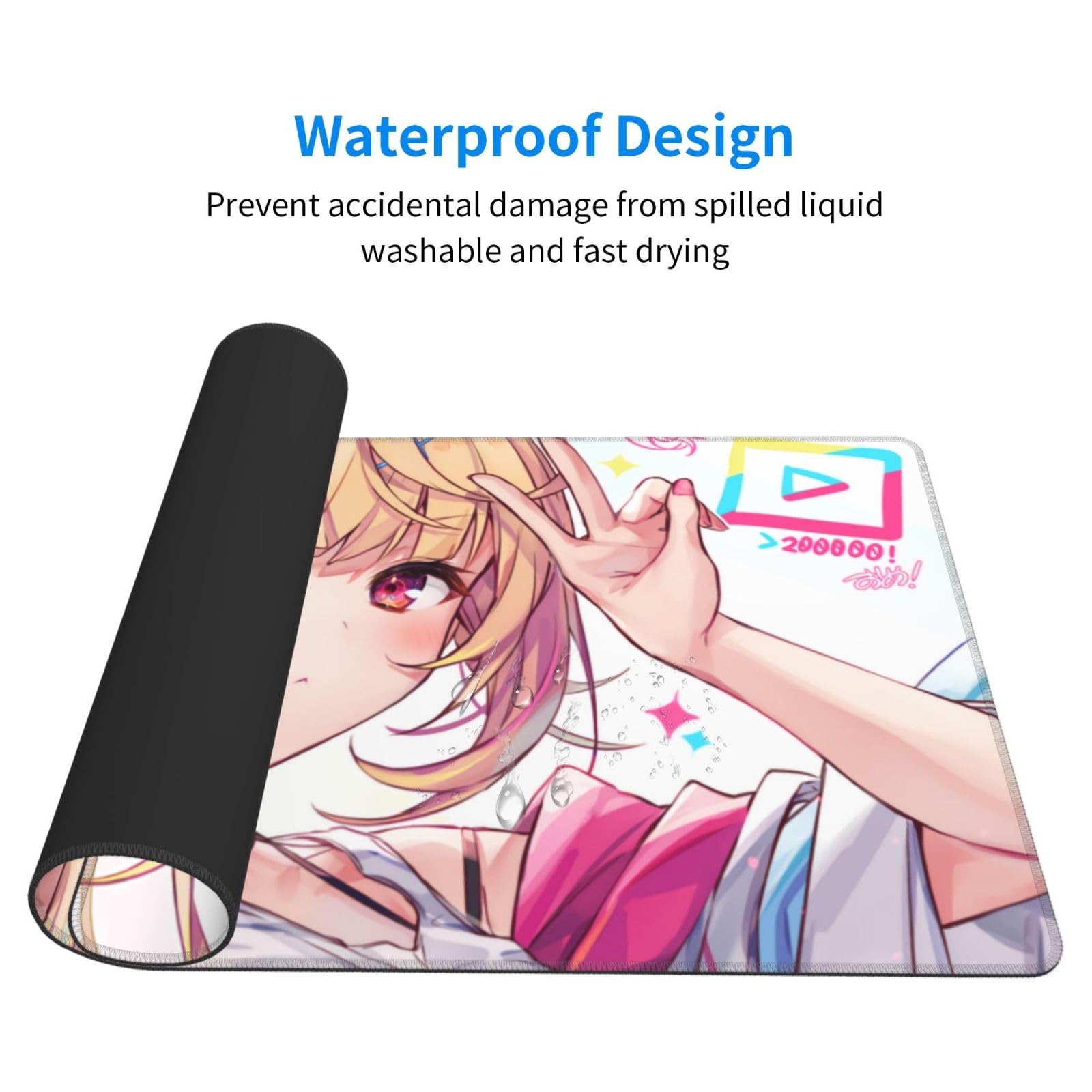 Amazon.co.jp：デスクマット 星川サラ 大型 デスクパッド 撥水 マウス