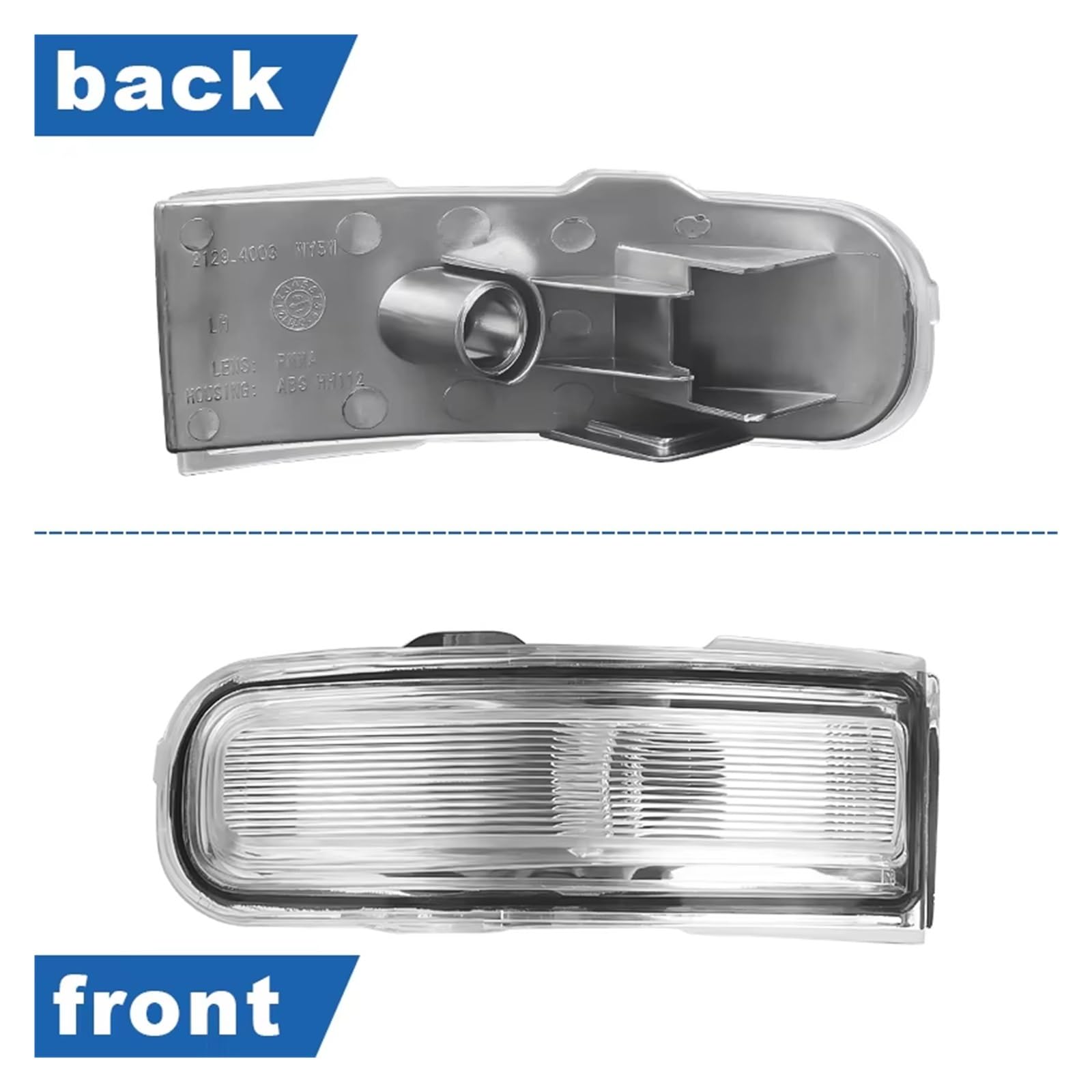 Per Jeep Per Renegade 2015-2022 68348178AA 68348179AA Luci Indicatori Specchietto Retrovisore Specchietto Laterale Indicatore Direzione Freccia Specchietto(Left and Right)